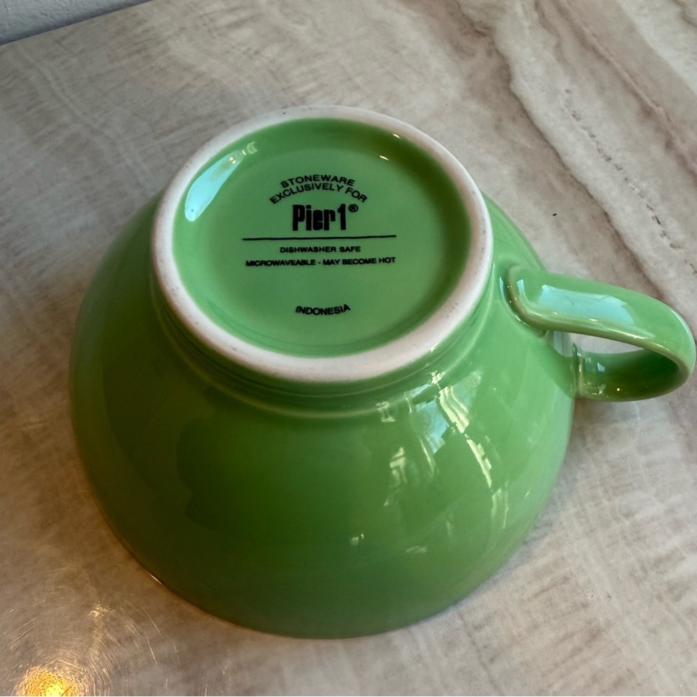 Pier 1 Oversized Green Mug - Picture 5 of 6